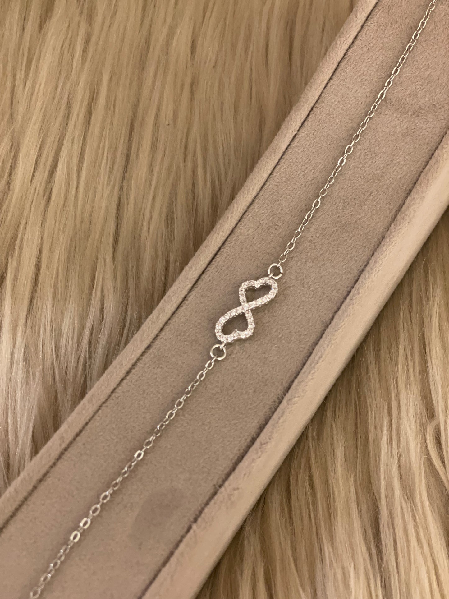 Rhodium Plated Bracelet-Bs64