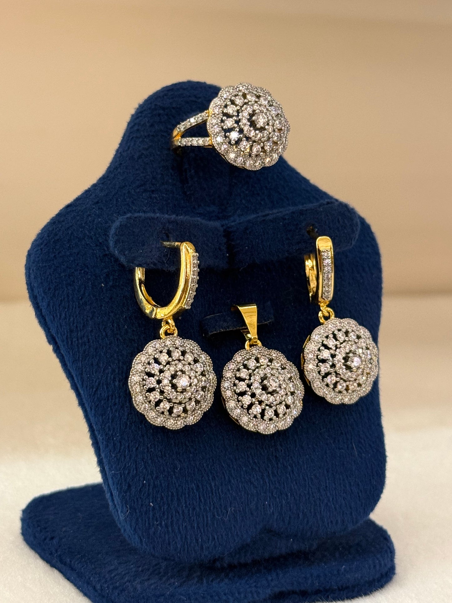 Goldplated Pendant Set-Ps69