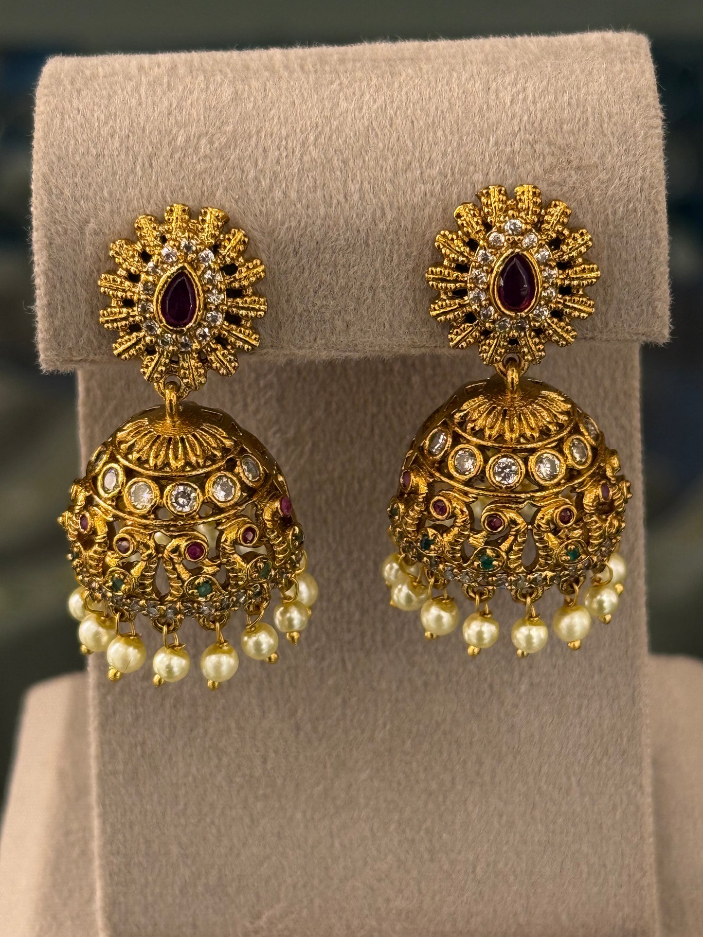 Gold Plated Earrings-Er62