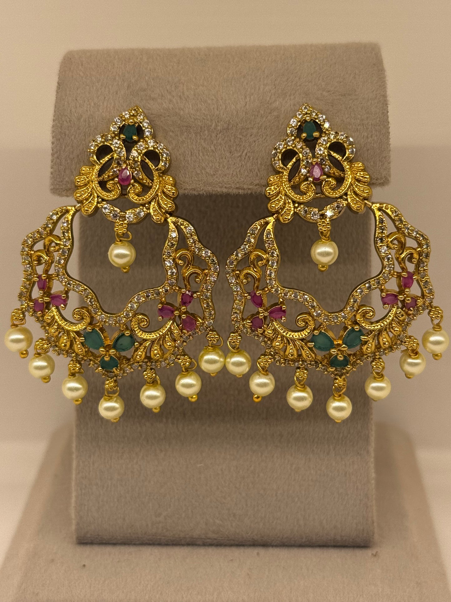 Gold Plated Earrings-Er72