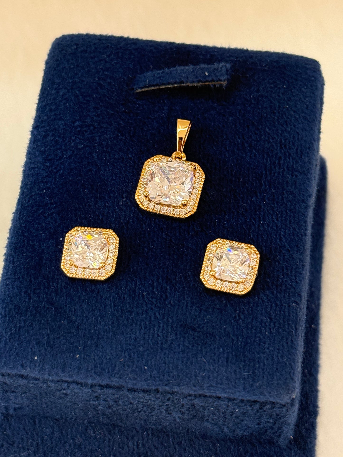 Goldplated Pendant Set-Ps91