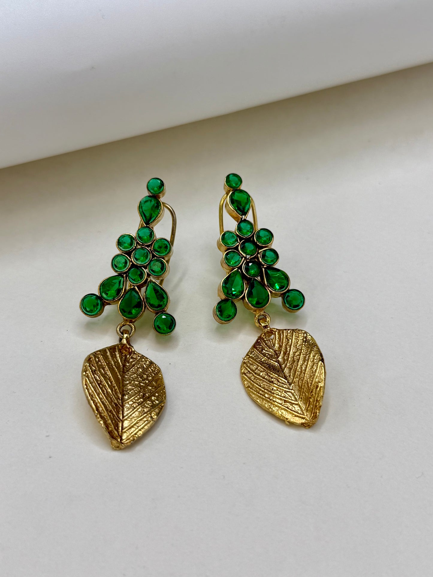 Leaf Polki Earrings-ER7
