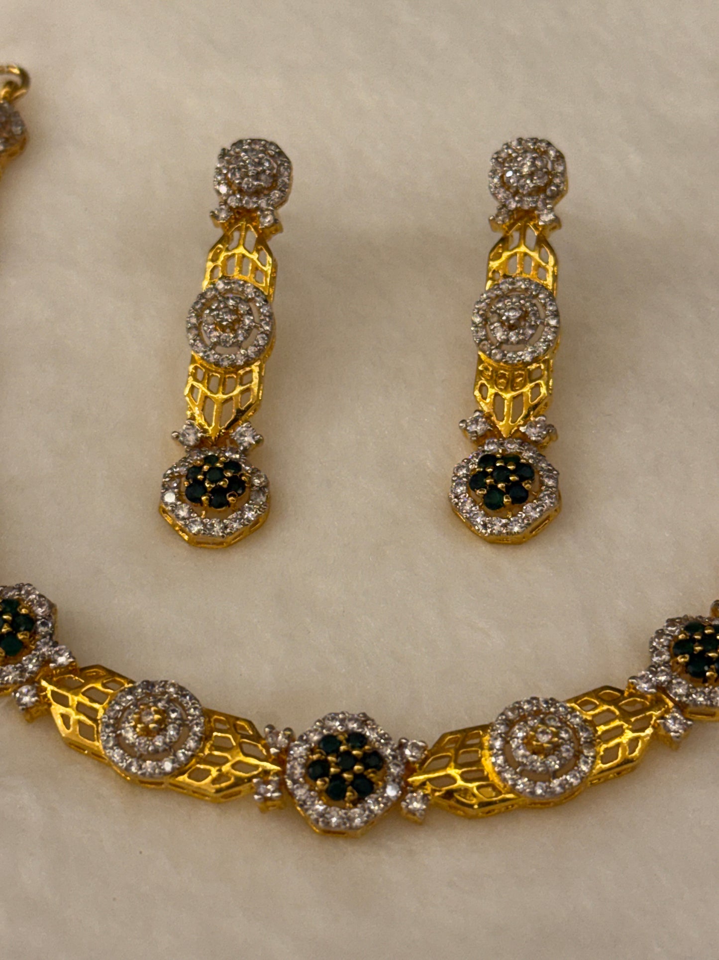 925 Goldplated Necklace Set-SNS57