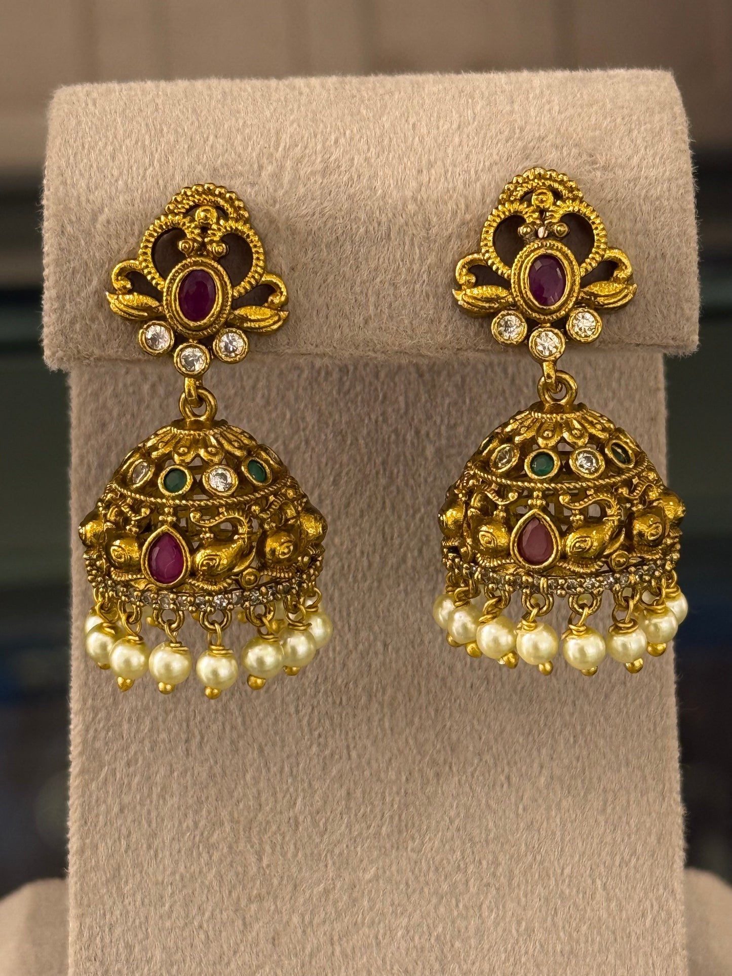 Gold Plated Earrings-Er65