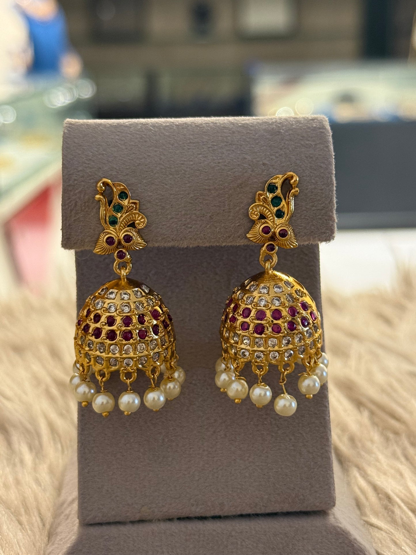 Goldplated Jhumkiyan-Er145