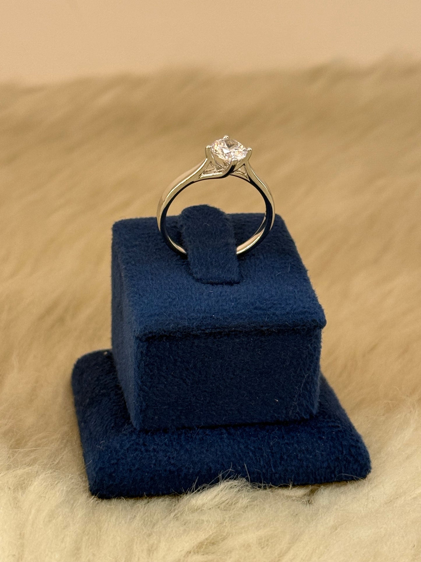 Rhodium Plated Ring-R48
