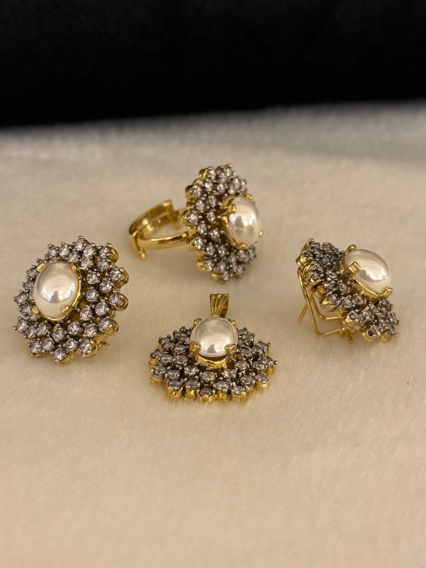 Goldplated Pendant Set-Ps44