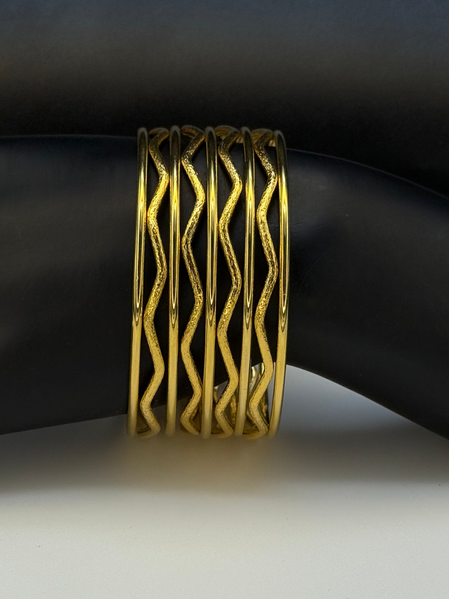 Gold Plated Bangles-B18