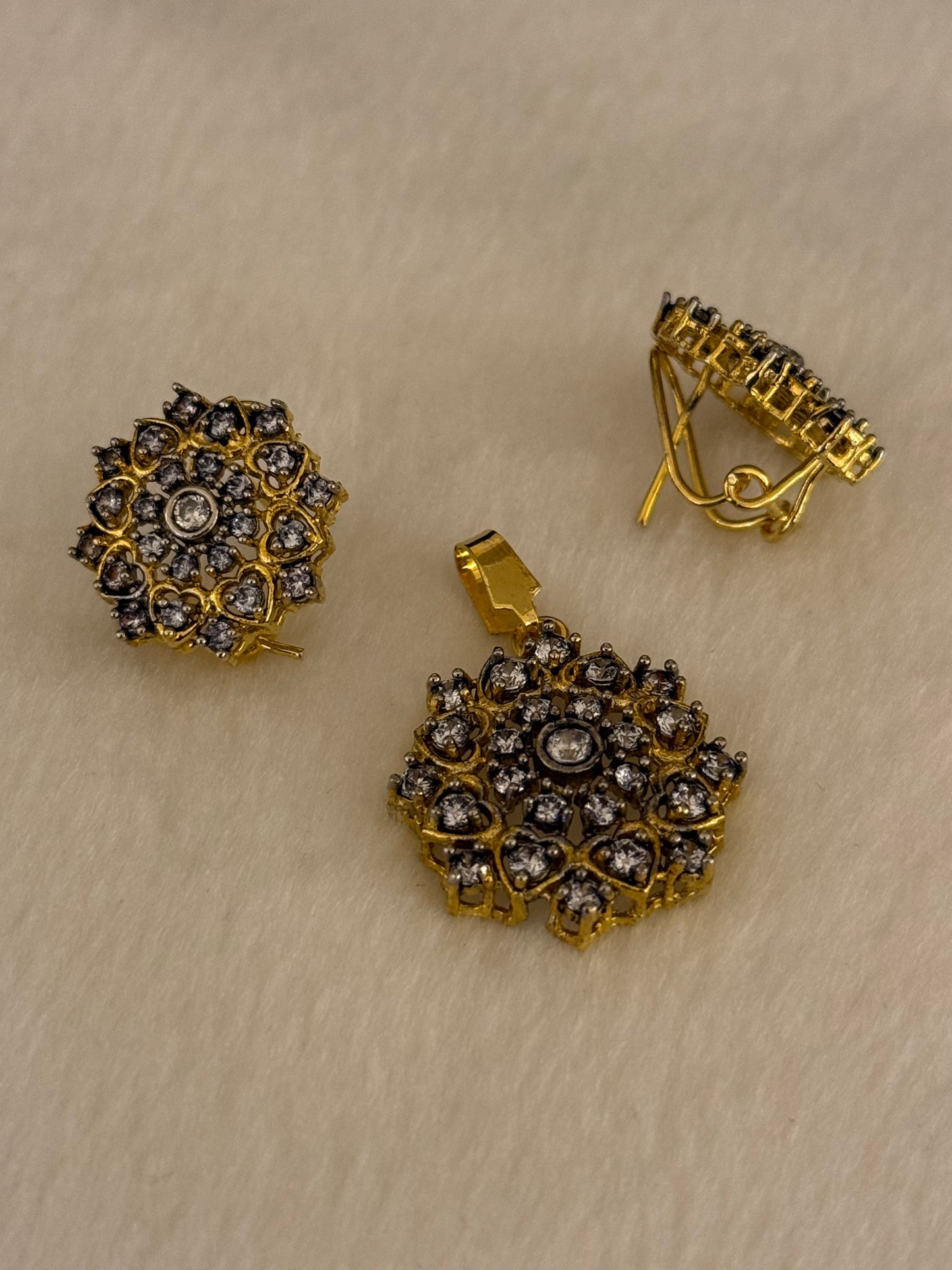 Goldplated Pendant Set-Ps47
