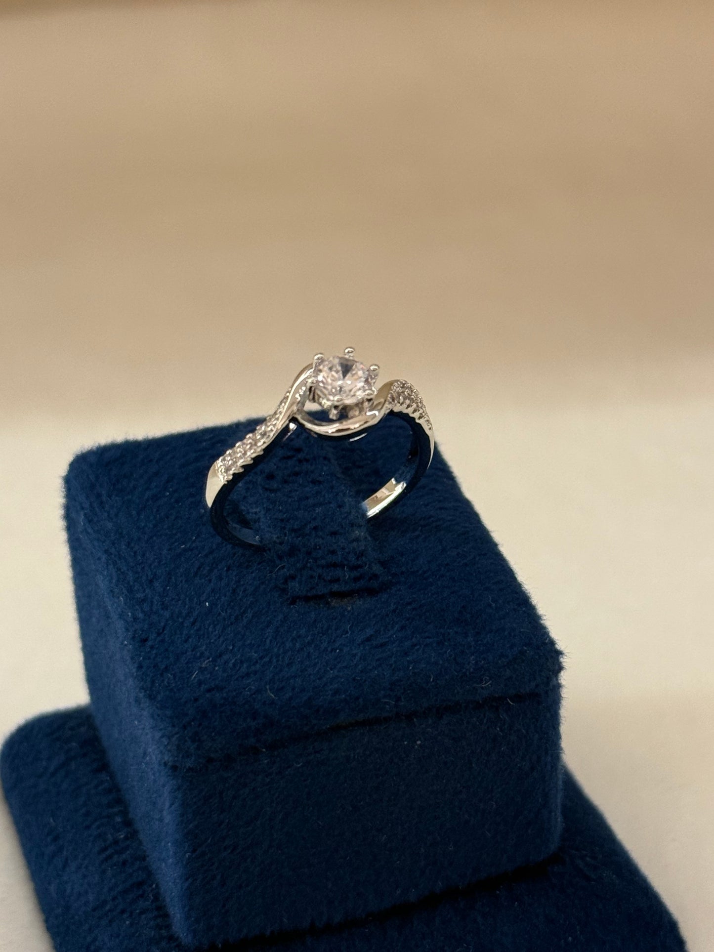 Rhodium Plated Ring-R276