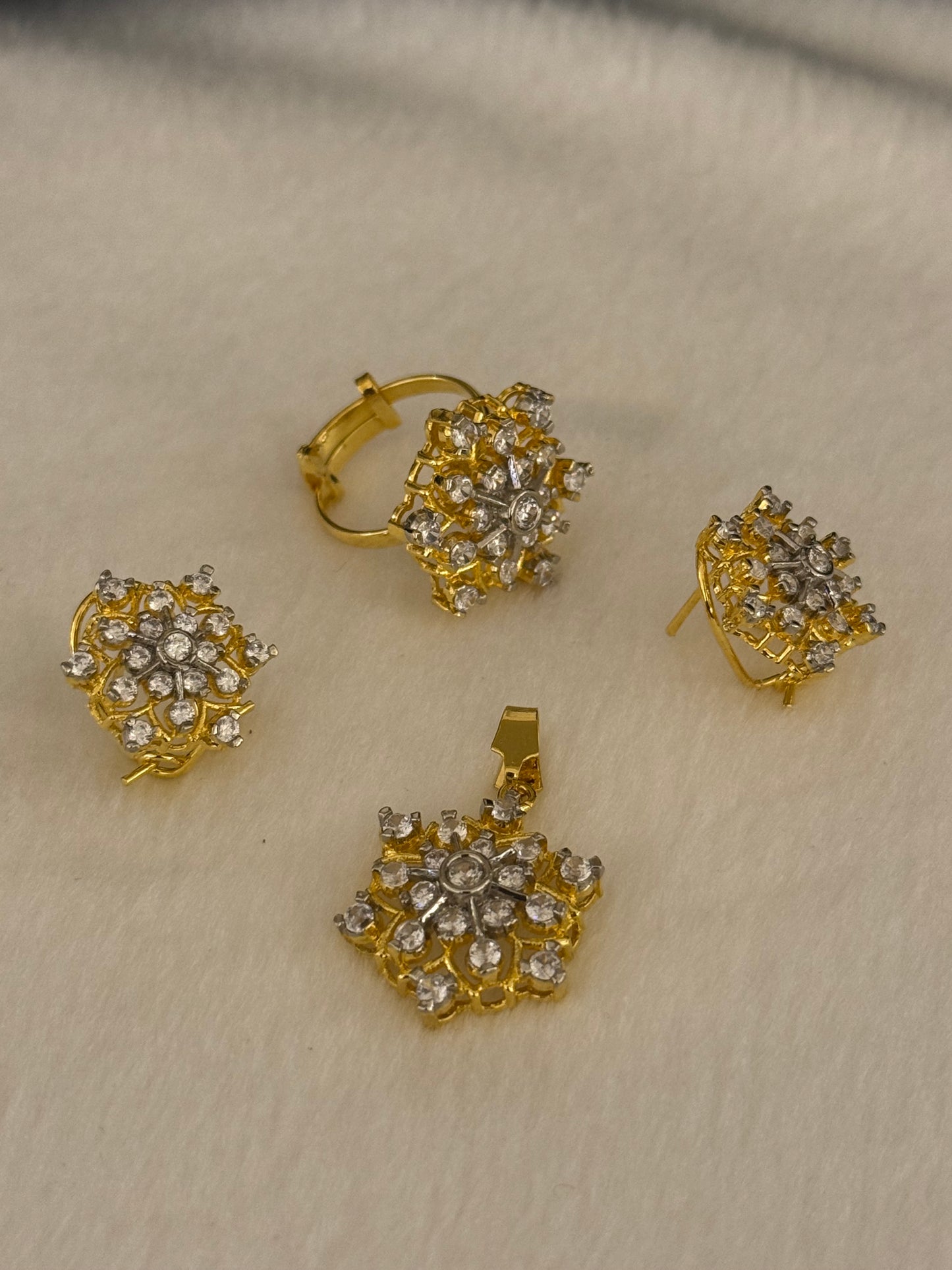 Goldplated Pendant Set-Ps49