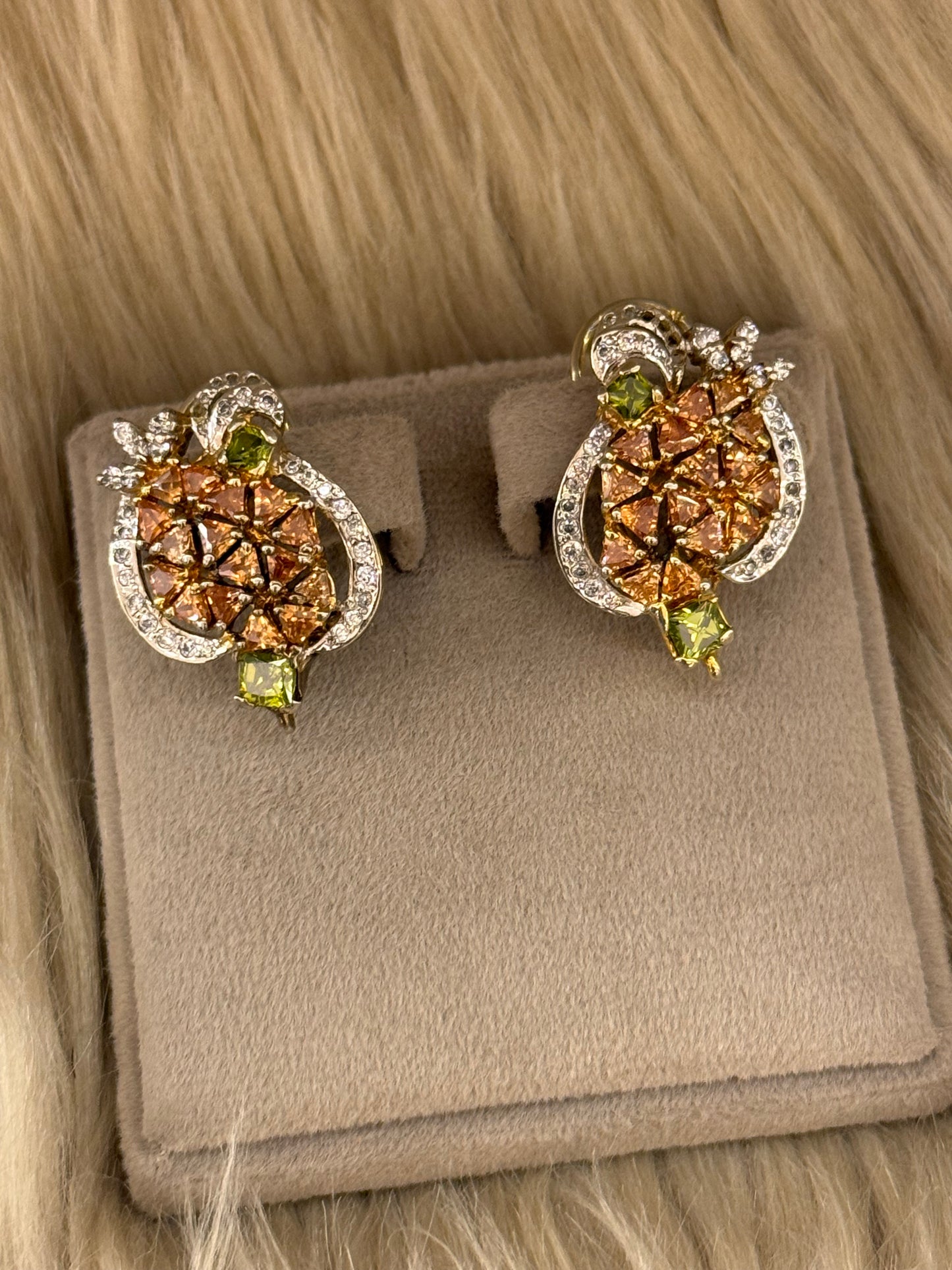 925 Silver GoldPlated Tops-STP112
