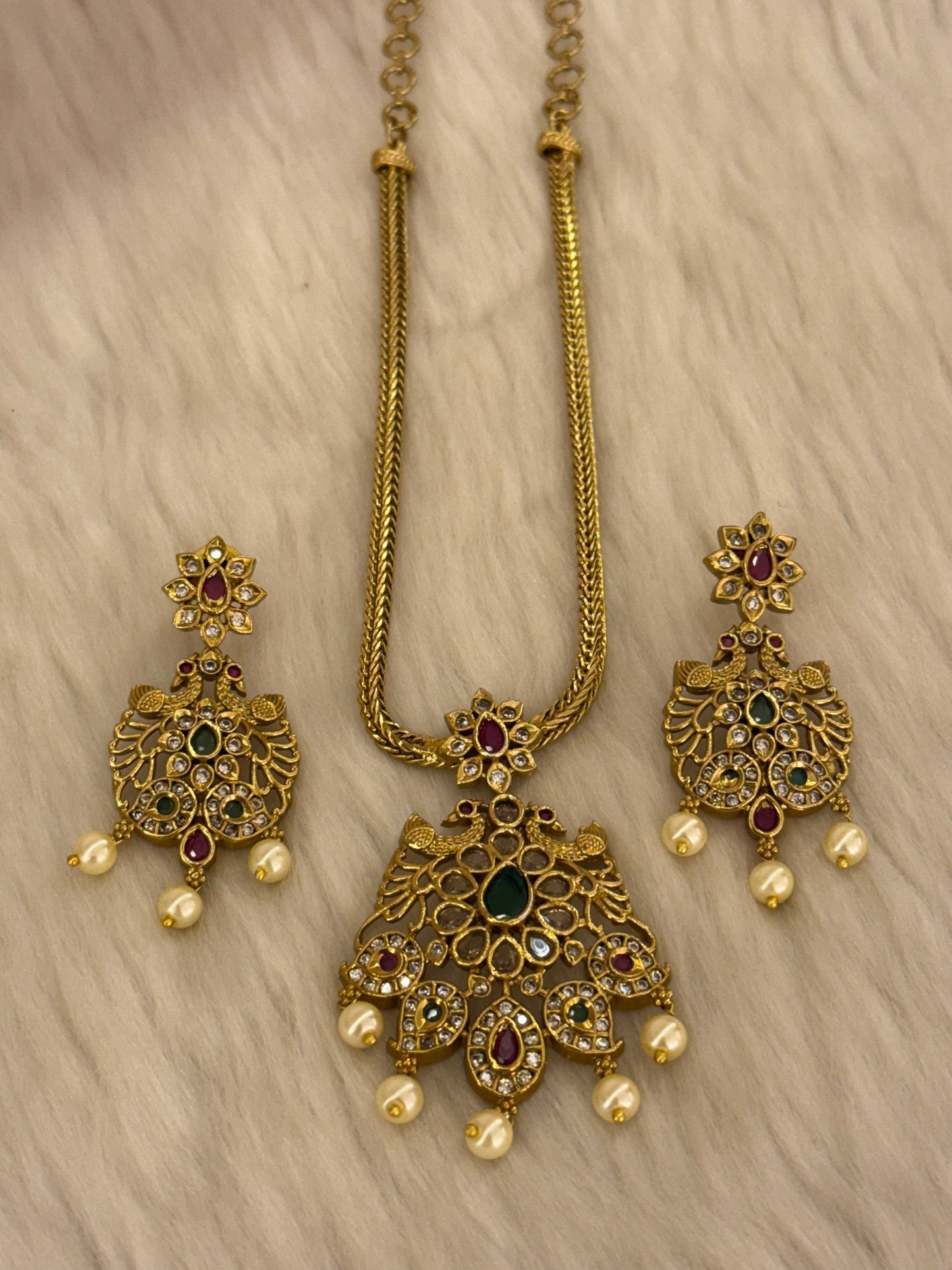 Goldplated Necklace Set-Ns38
