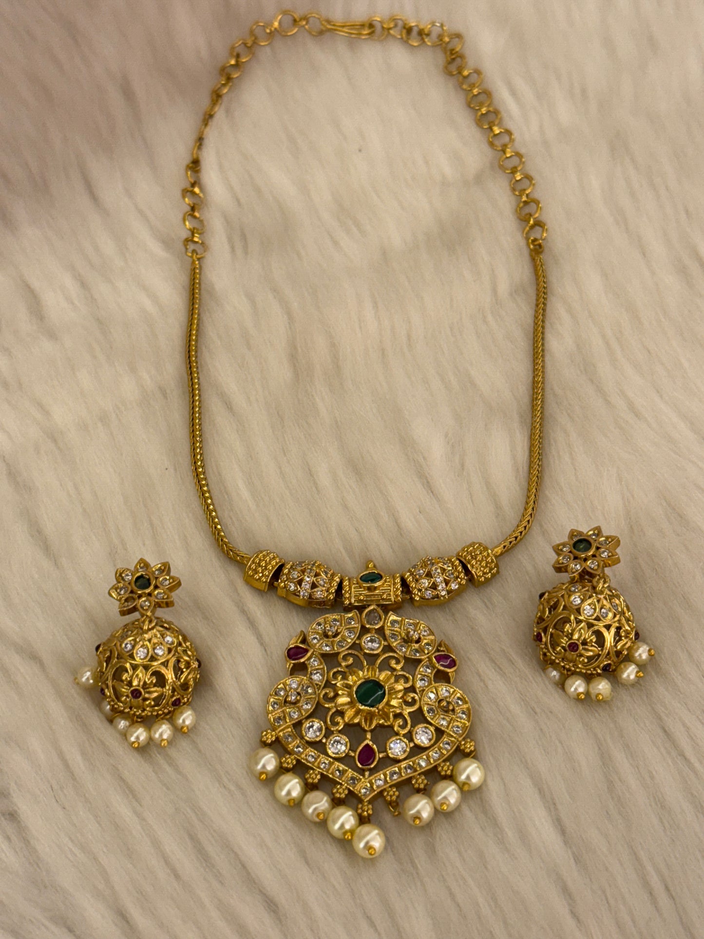 Goldplated Necklace Set-Ns39