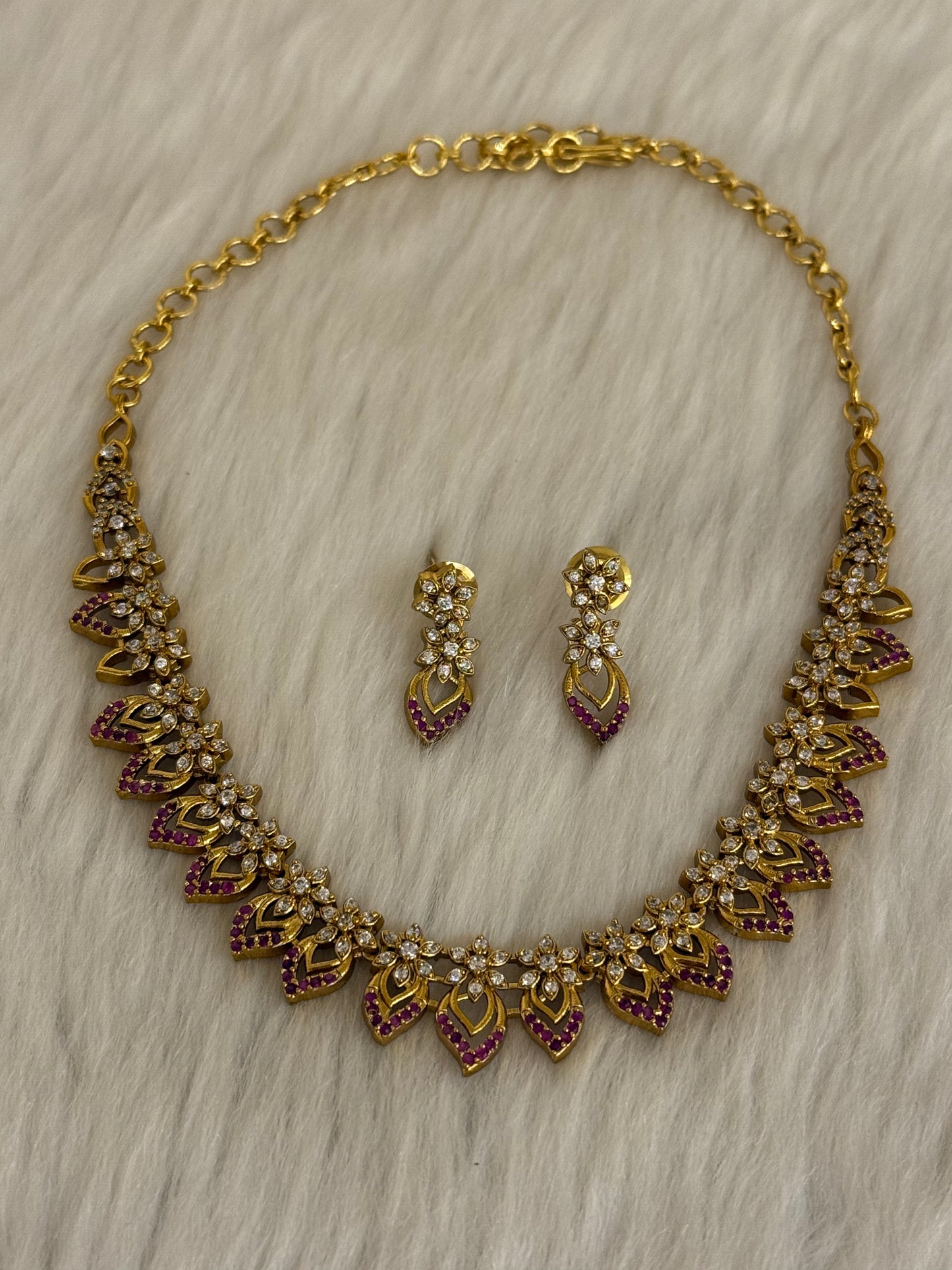 Goldplated Necklace Set-Ns44