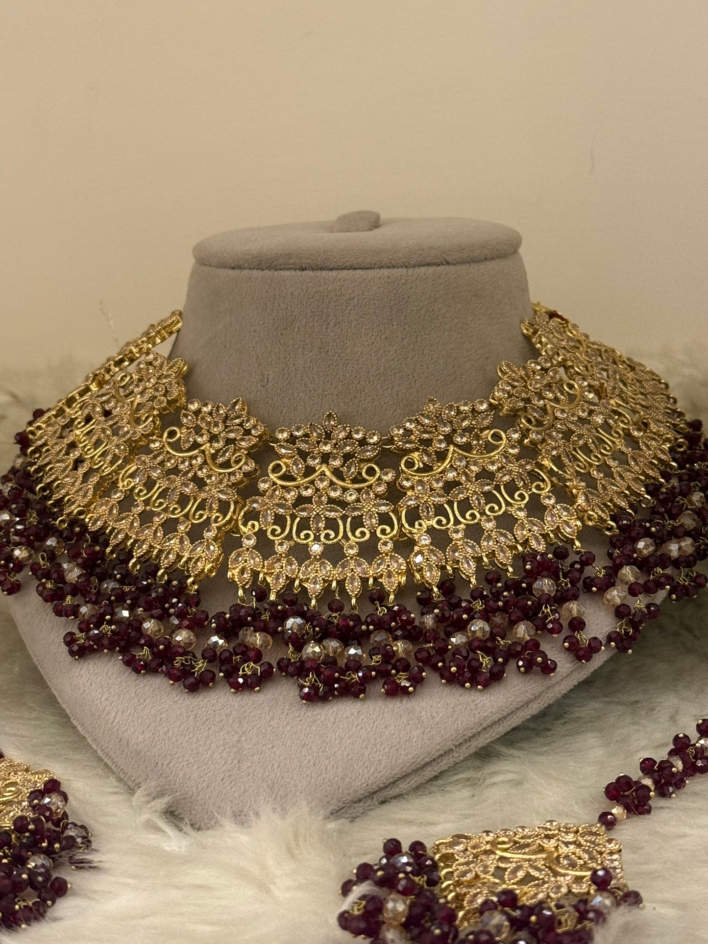 Goldplated Bridal Set-Bs87