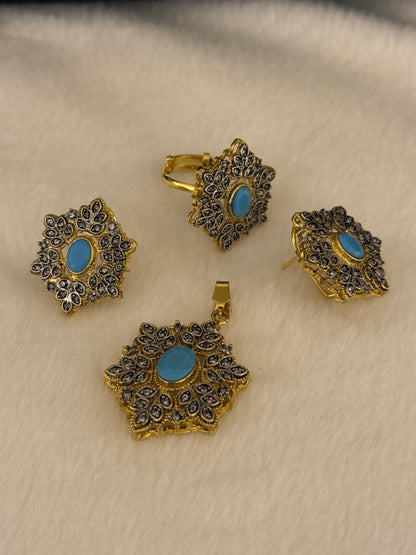 Goldplated Pendant Set-Ps50