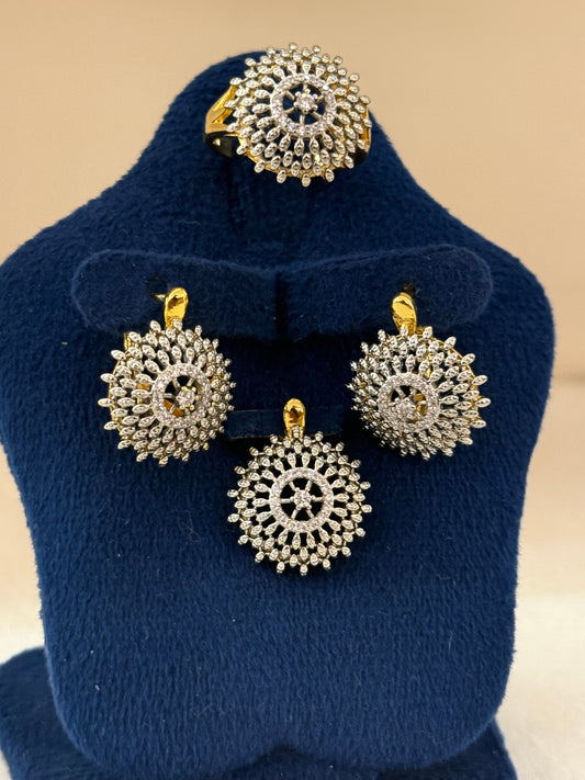 Goldplated Pendant Set-Ps66