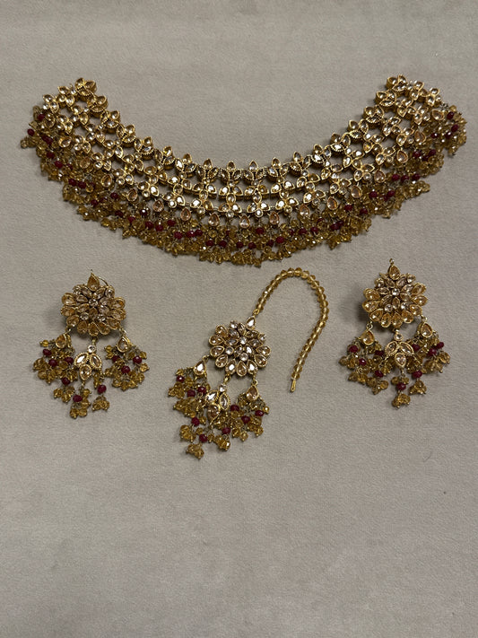 Floral Majesty Bridal Set-Bs38