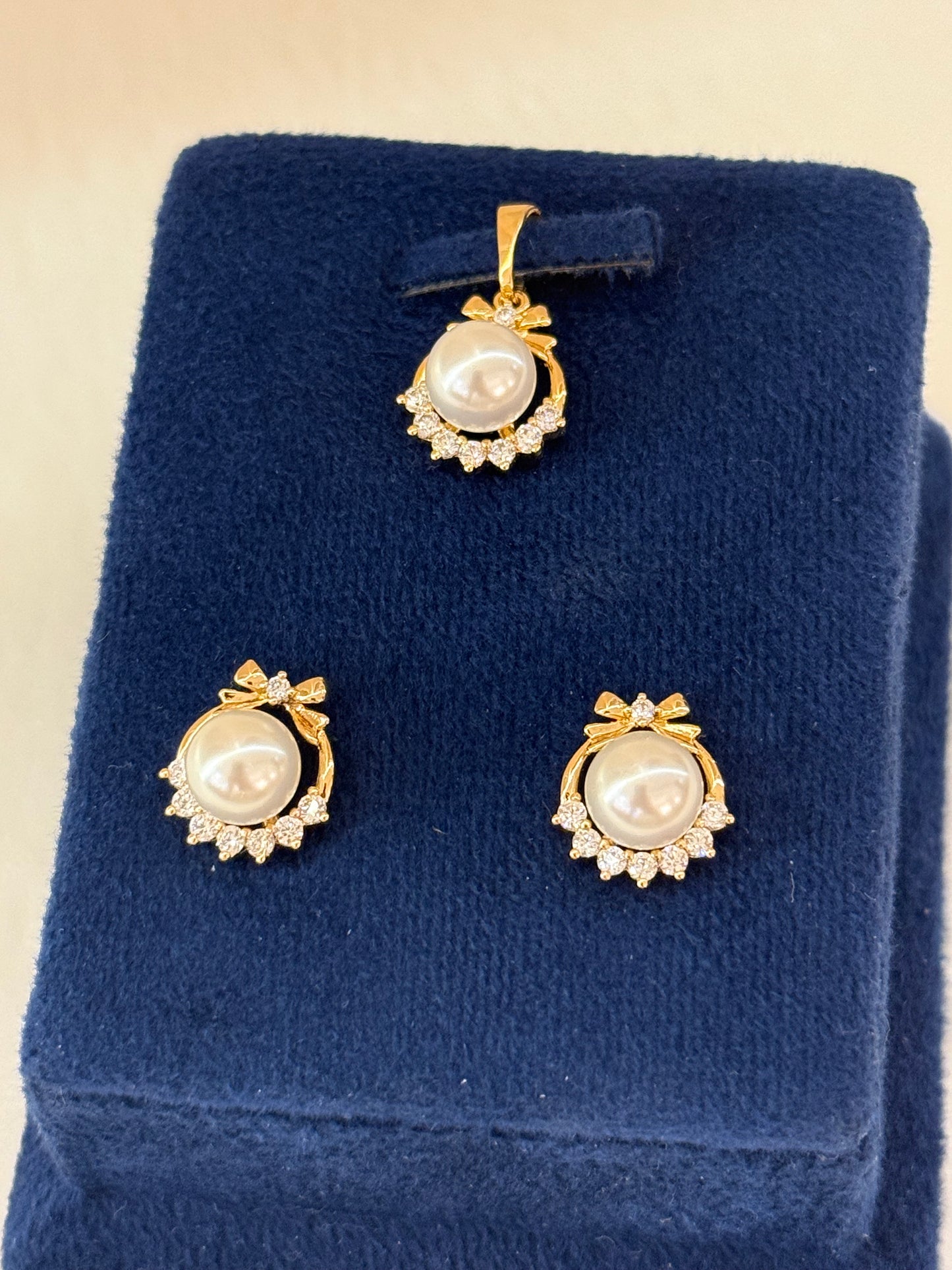 Goldplated Pendant Set-Ps81