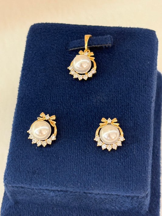 Goldplated Pendant Set-Ps81