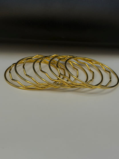 Gold Plated Bangles-B18