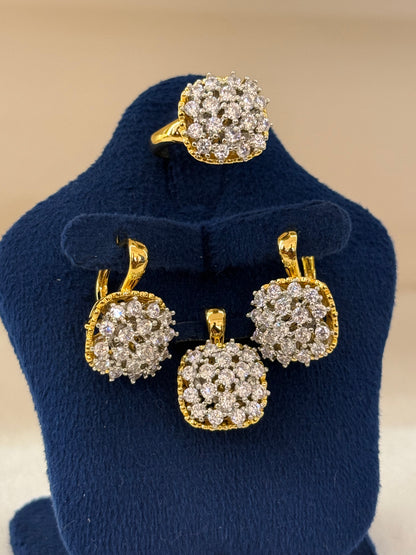 Goldplated Pendant Set-Ps67