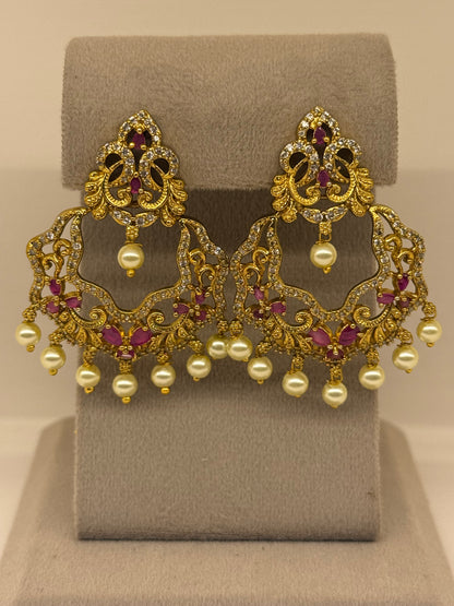 Gold Plated Earrings-Er72