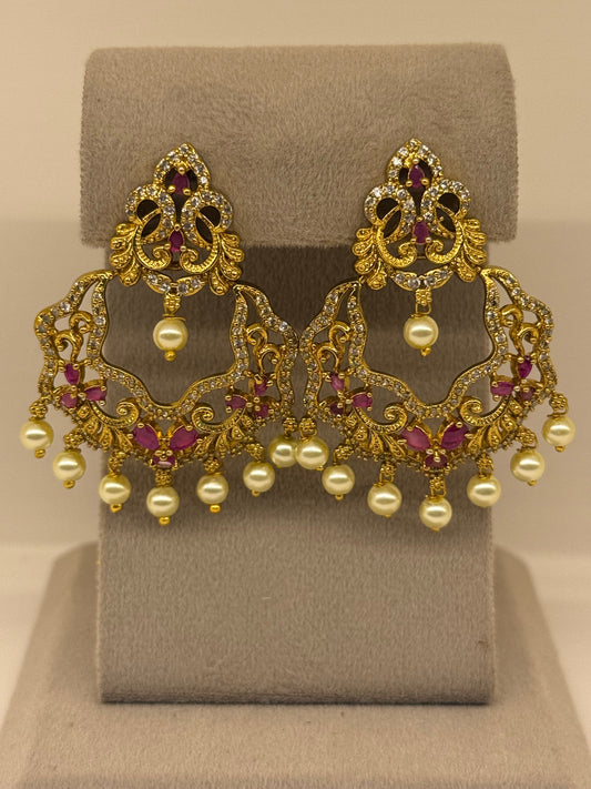 Gold Plated Earrings-Er72