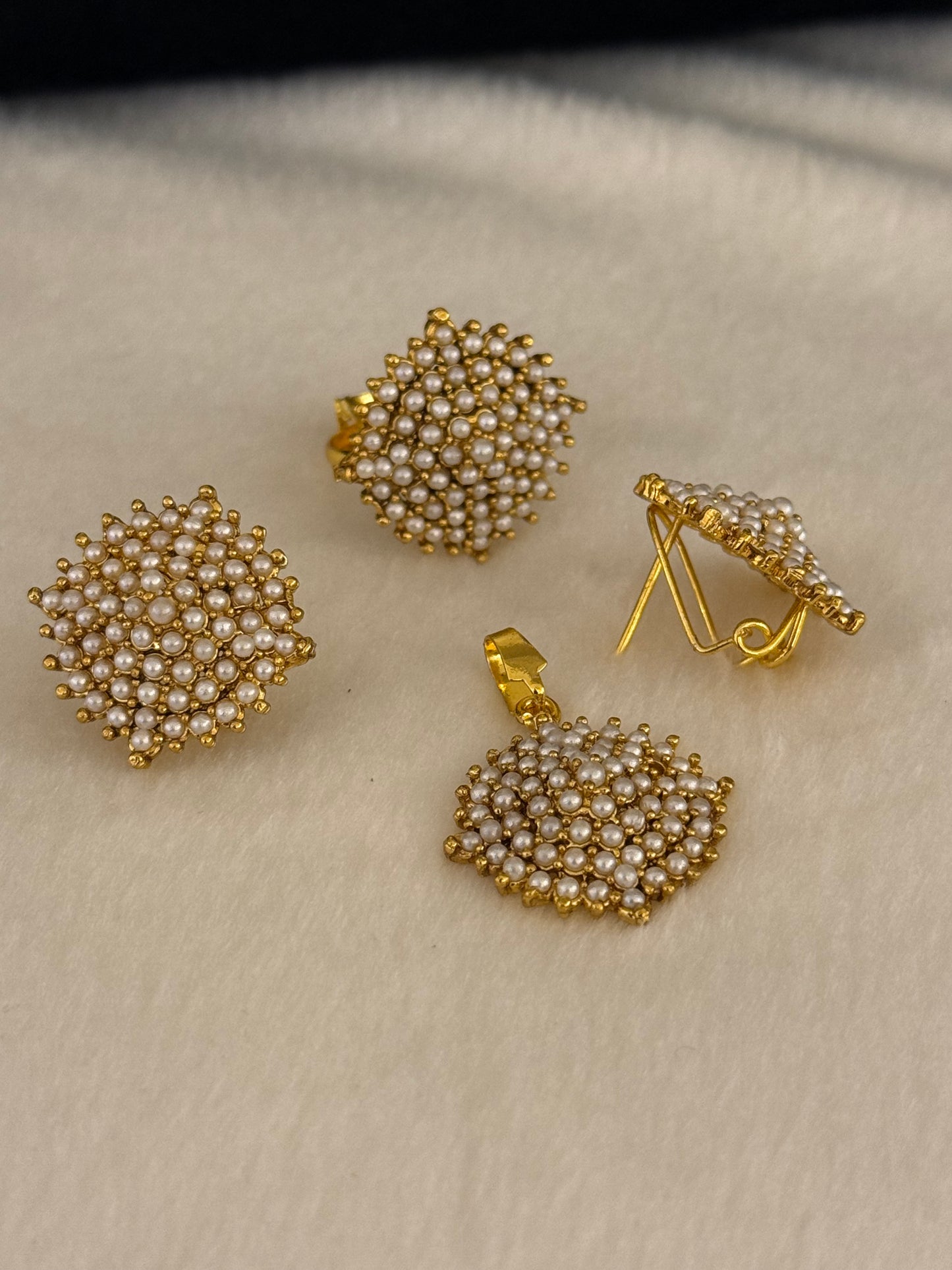 Goldplated Pendant Set-Ps48