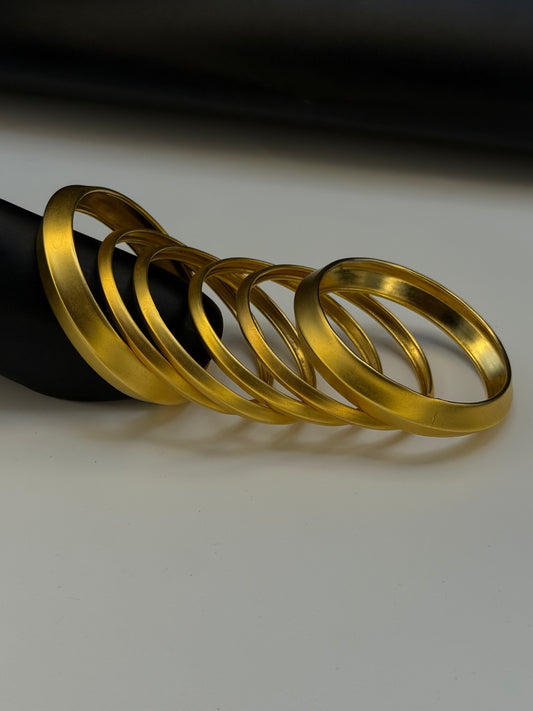 Gold Plated Bangles-B17