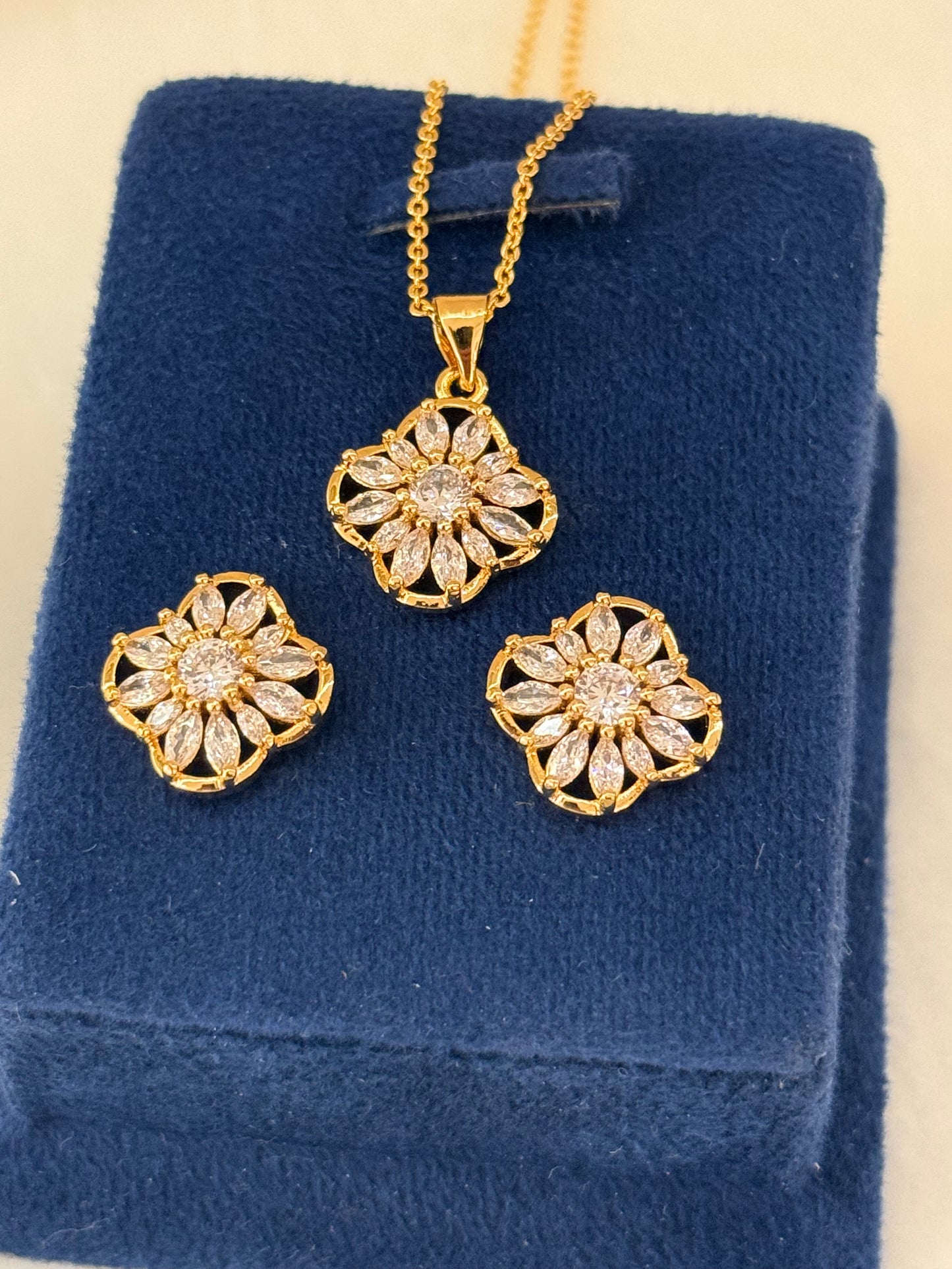 Goldplated Pendant Set-Ps85