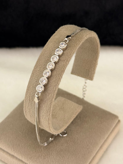 925 Silver Bracelet-SBS64