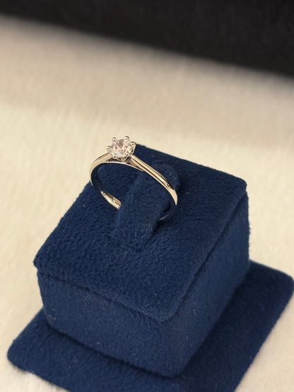 Rhodium Plated Ring-R146
