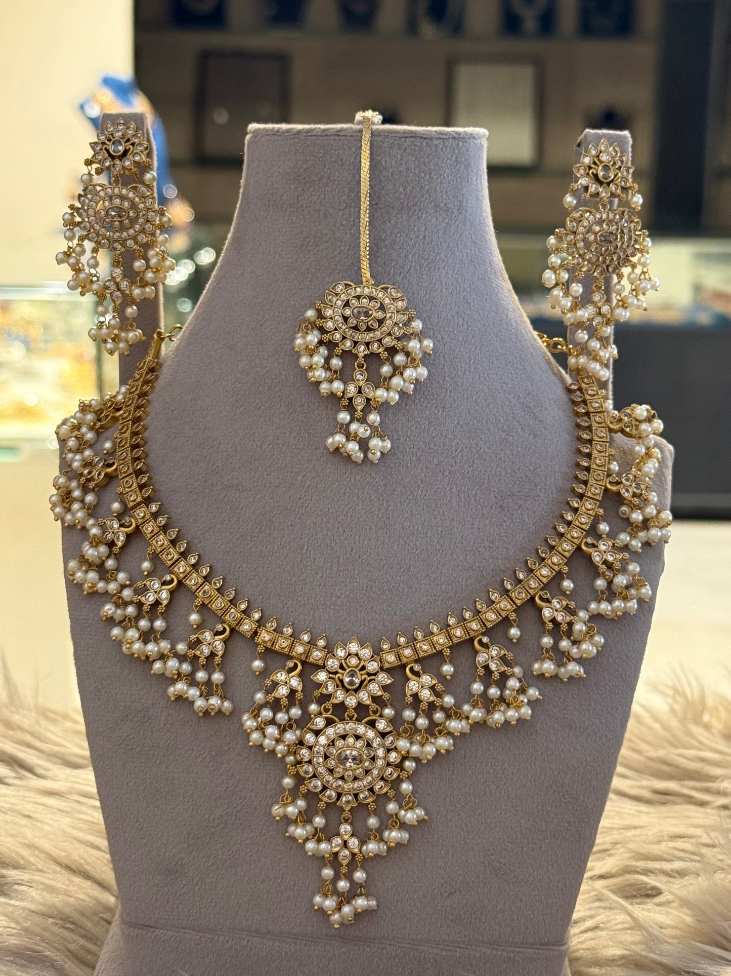 Goldplated Necklace Set-Ns112