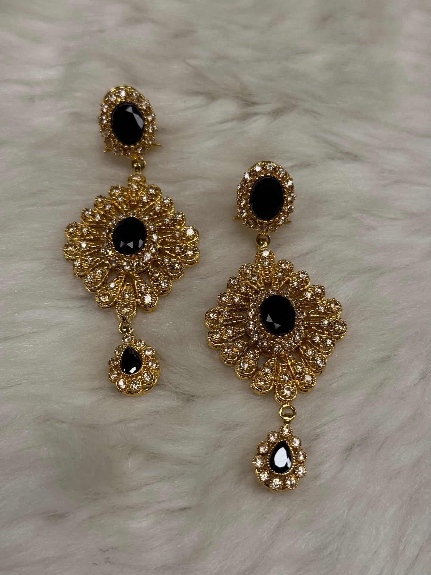 Golden Bloom Earrings-Er22