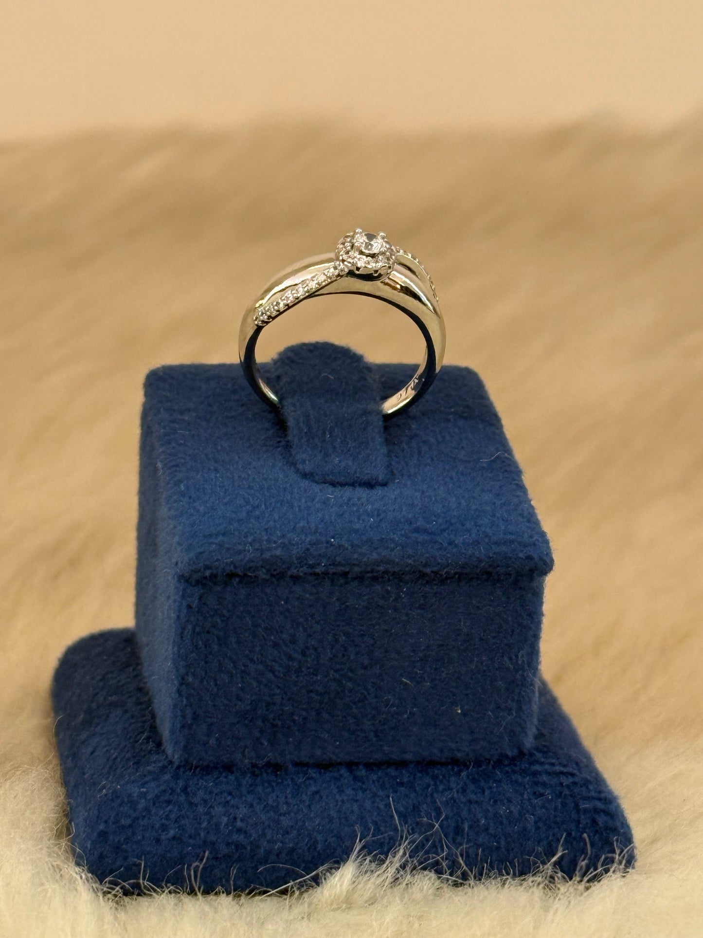 Rhodium Plated Ring-R54