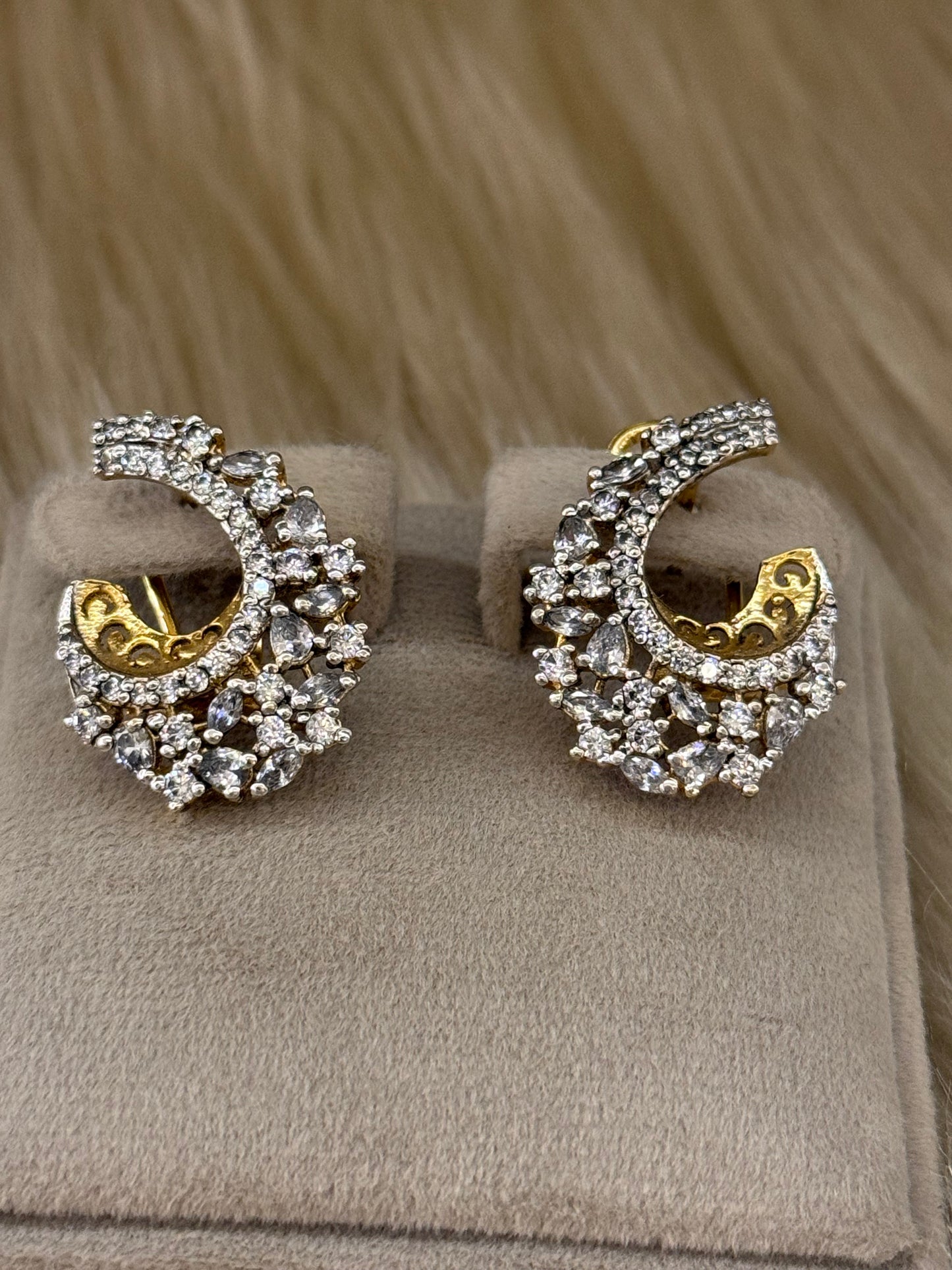 925 Silver GoldPlated Tops-STP111