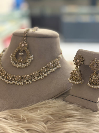 Goldplated Necklace Set-Ns98