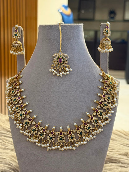 Goldplated Necklace Set-Ns109