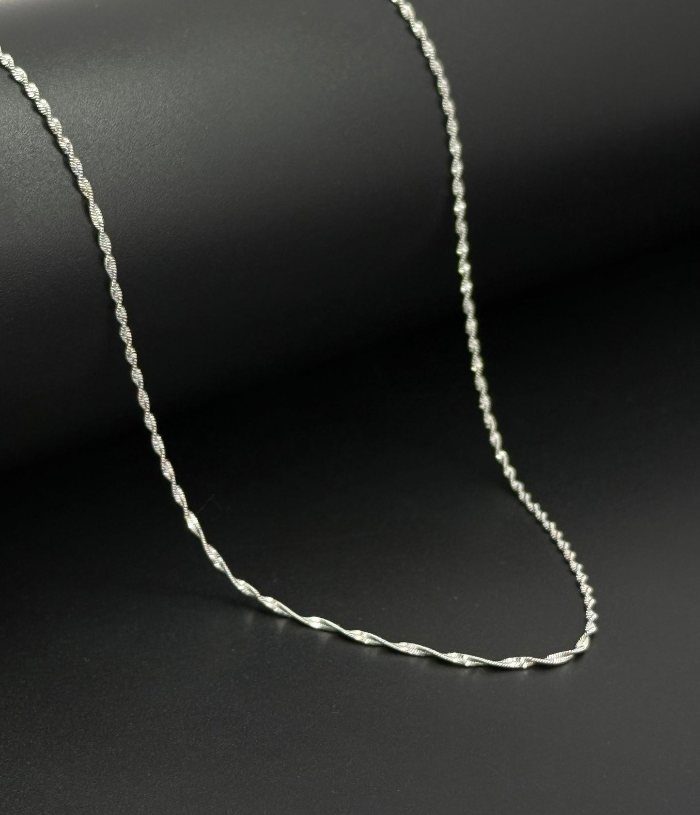 Rhodium Plated Chain-Ch7