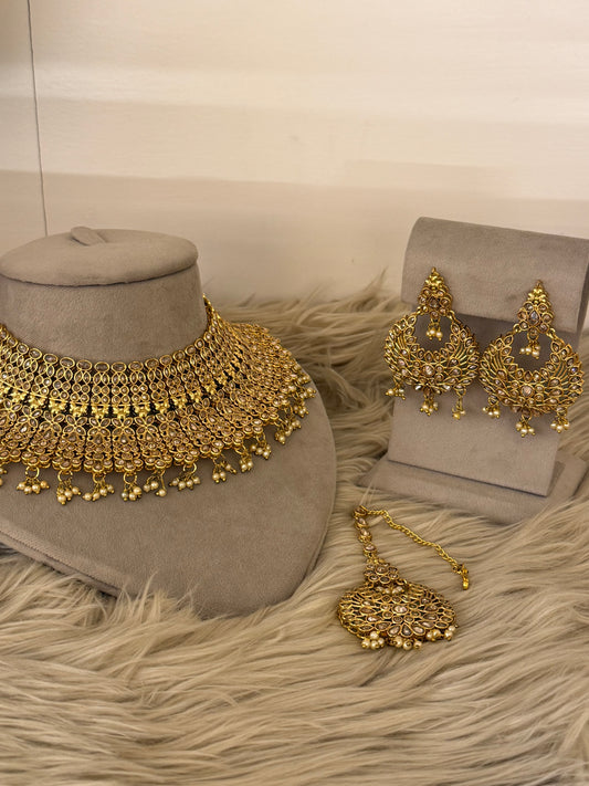 Goldplated Bridal Set-Bs119