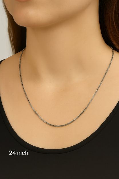 Rhodium Plated Chain-Ch6