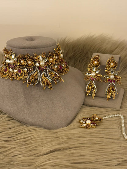 Goldplated Bridal Set-122