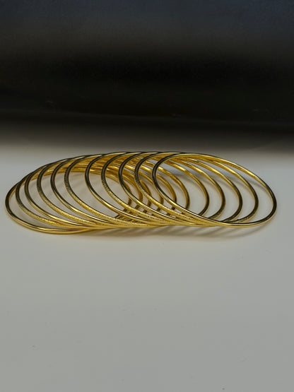 Gold Plated Bangles-B19