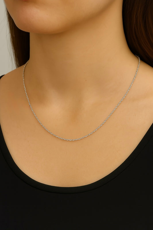 Rhodium Plated Chain-Ch7