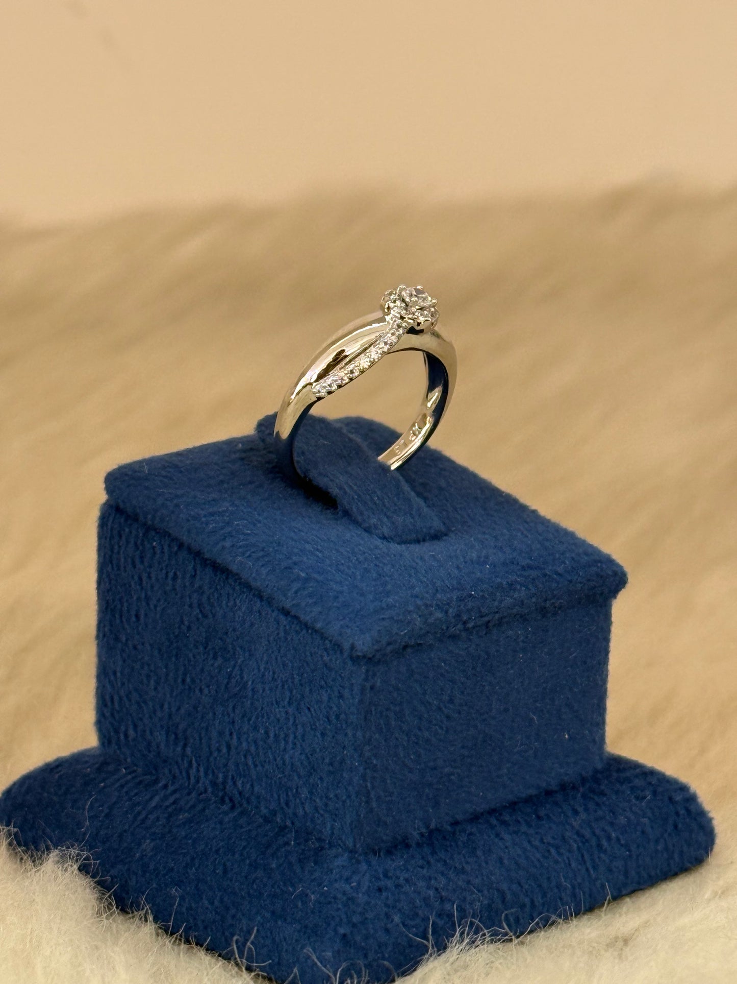 Rhodium Plated Ring-R54
