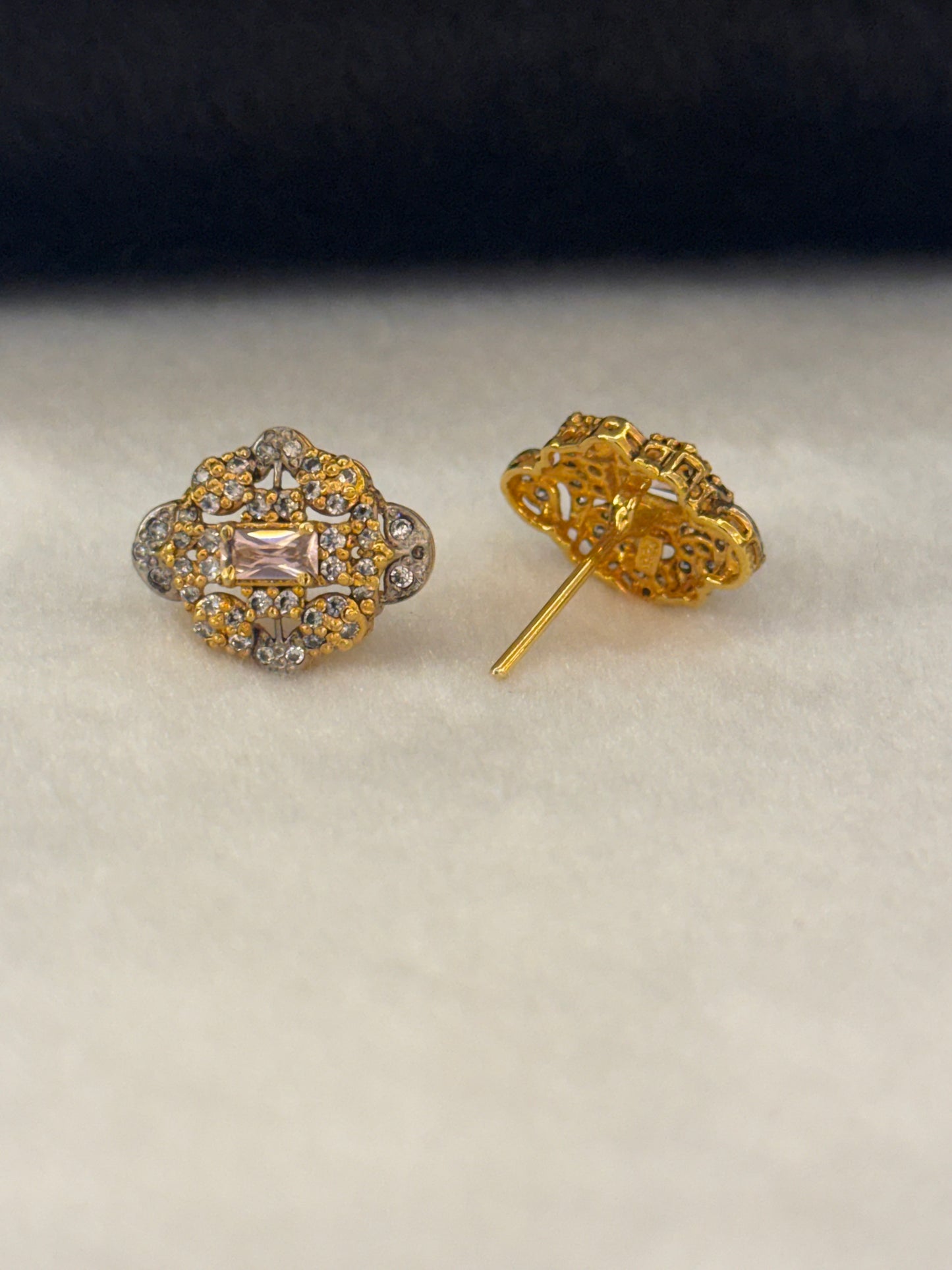 925 Silver GoldPlated Tops-STP146