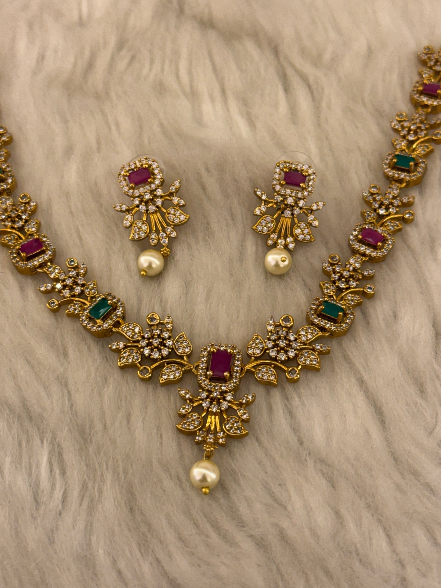 Goldplated Necklace Set-Ns61