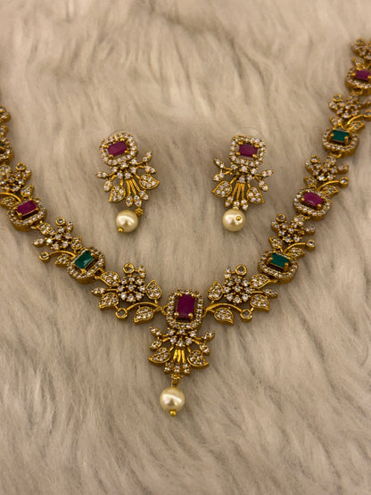 Goldplated Necklace Set-Ns61